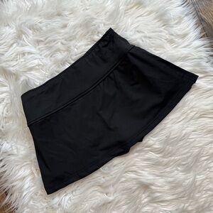 SHEIN Women’s Black Athletic Skort XS Built-In Shorts High Waist Active Tennis